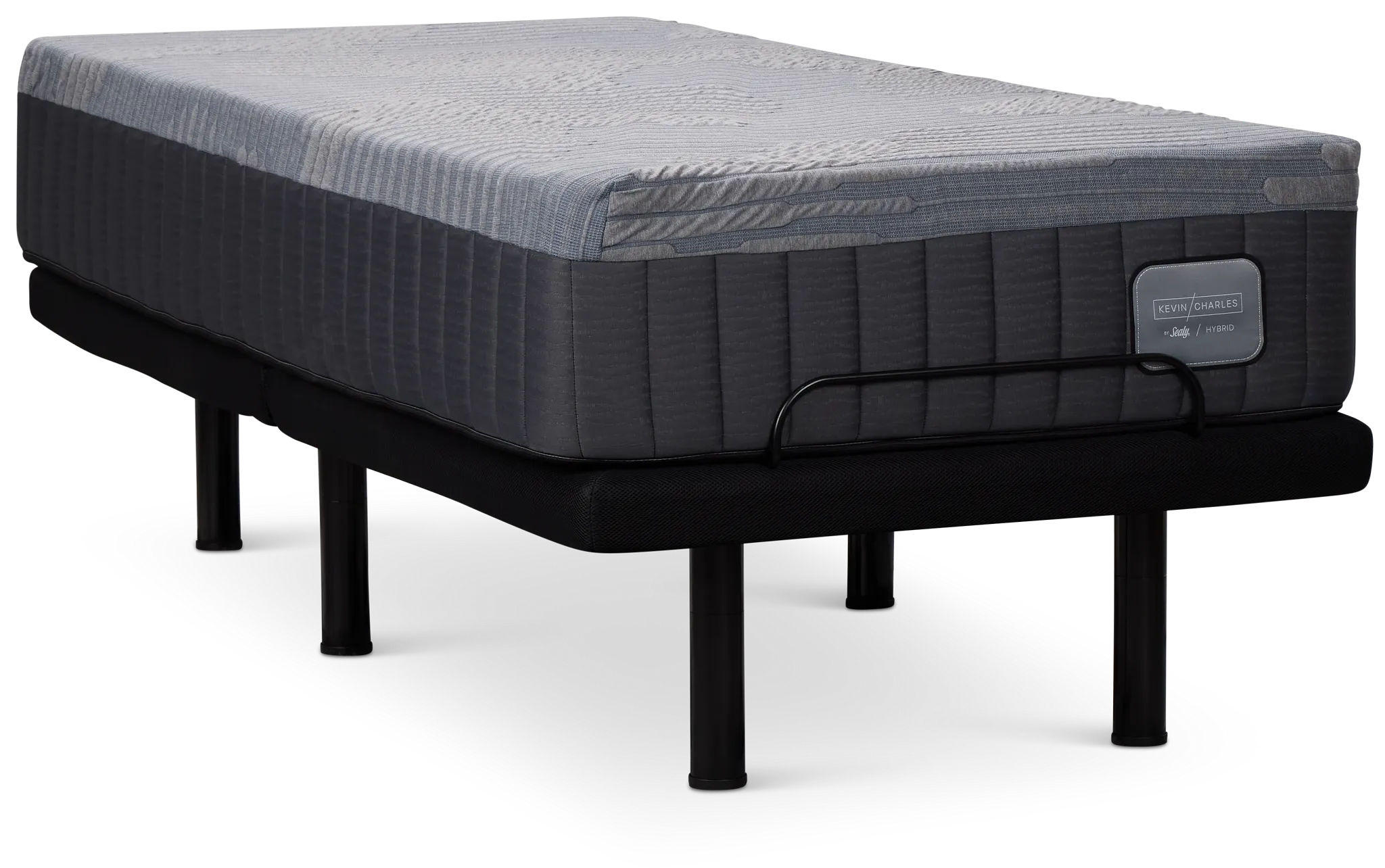 Kevin Charles By Sealy Hybrid Medium Deluxe Adjustable Mattress Set