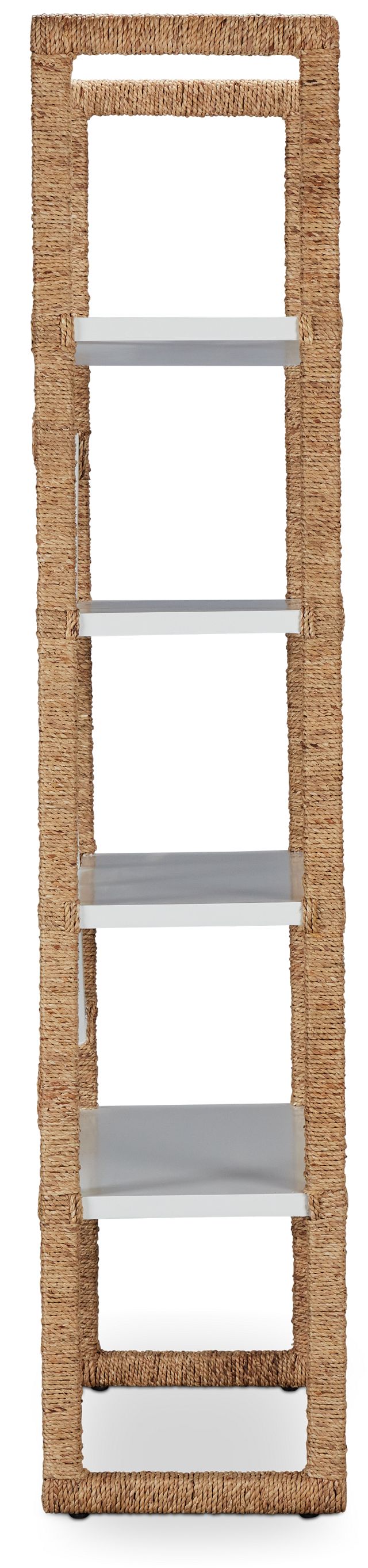 Marley Light Tone Woven Bookcase