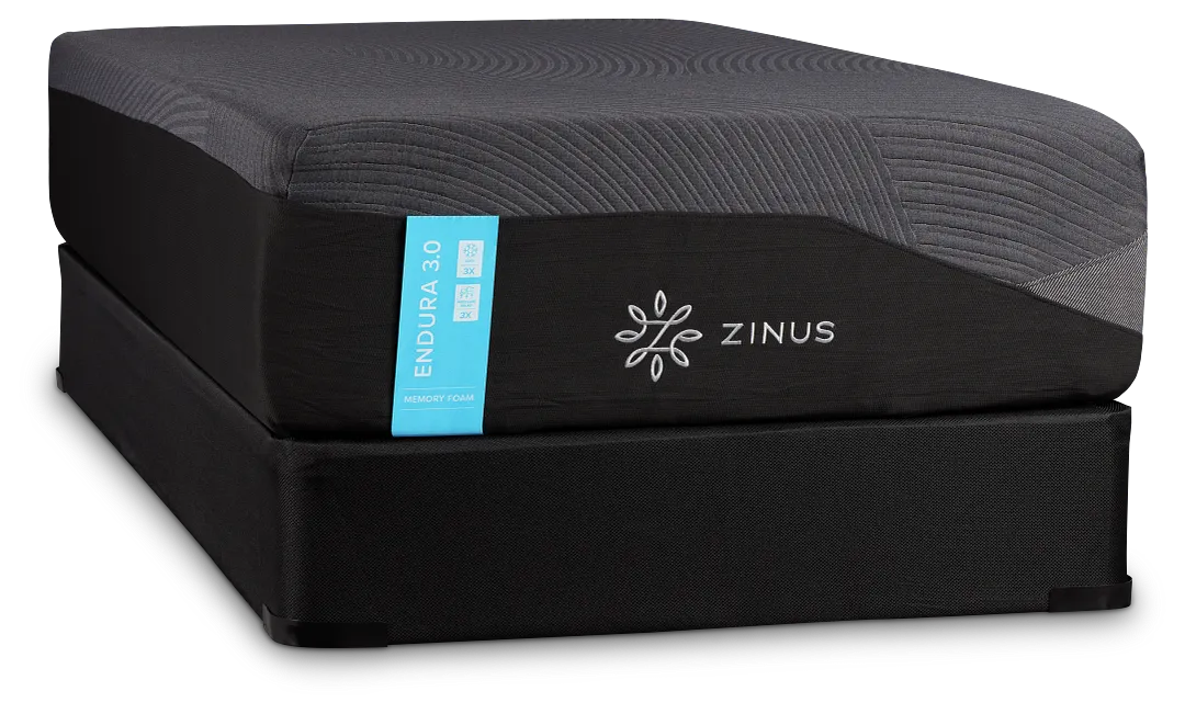 Zinus Endura 3.0 Plush Mattress Set