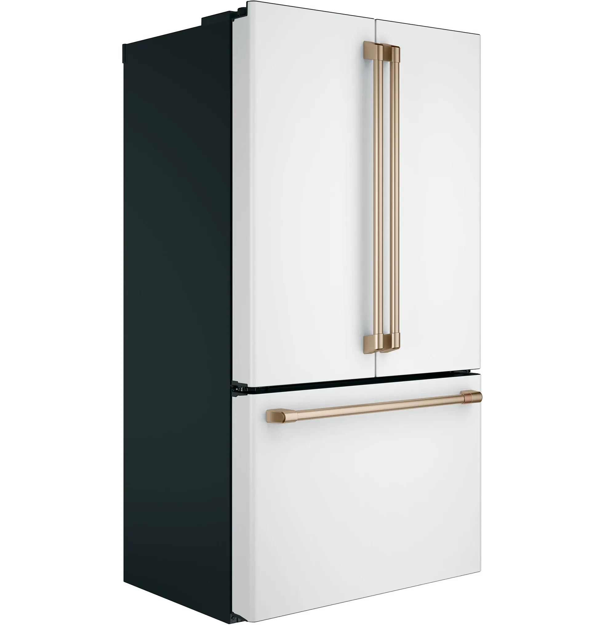Cafe 23 Series White Bottom Freezer Refrigerator
