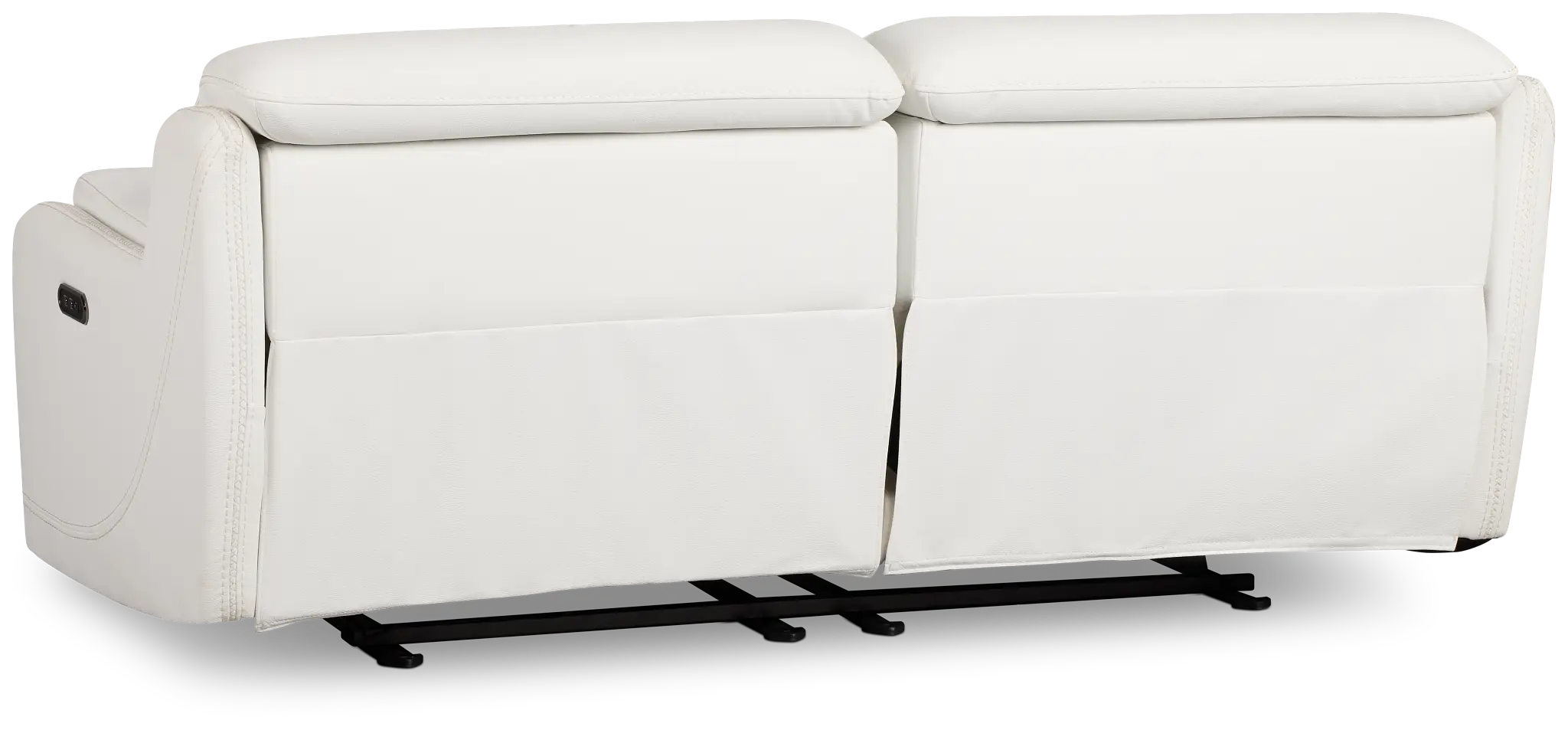 Jett White Micro Power Reclining Loveseat Jett White Micro Power Reclining Loveseat