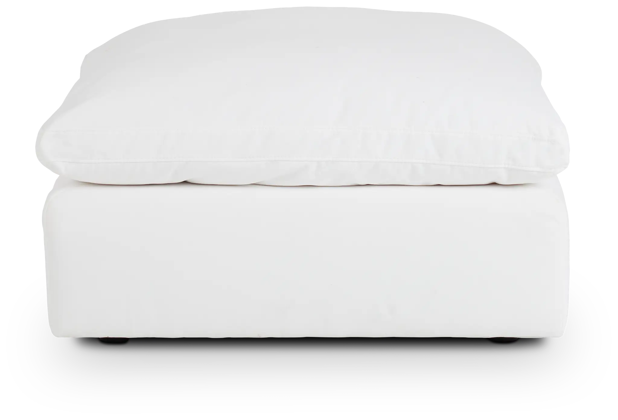 Grant White Fabric Ottoman Grant White Fabric Ottoman