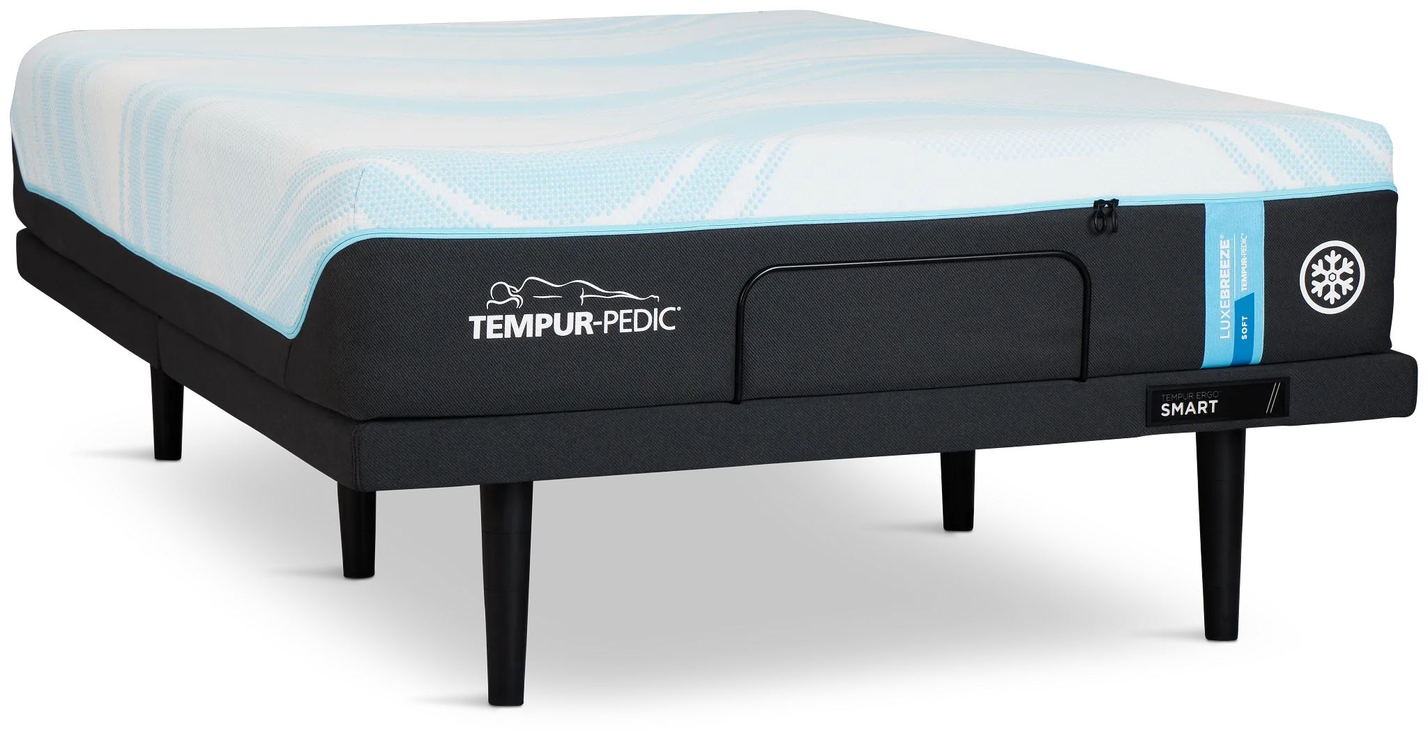 Tempur-pedic Tempur-luxebreeze Soft Ergo Smart Adjustable Mattress Set
