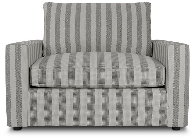 Siesta Sea Lane Dark Gray Fabric Chair