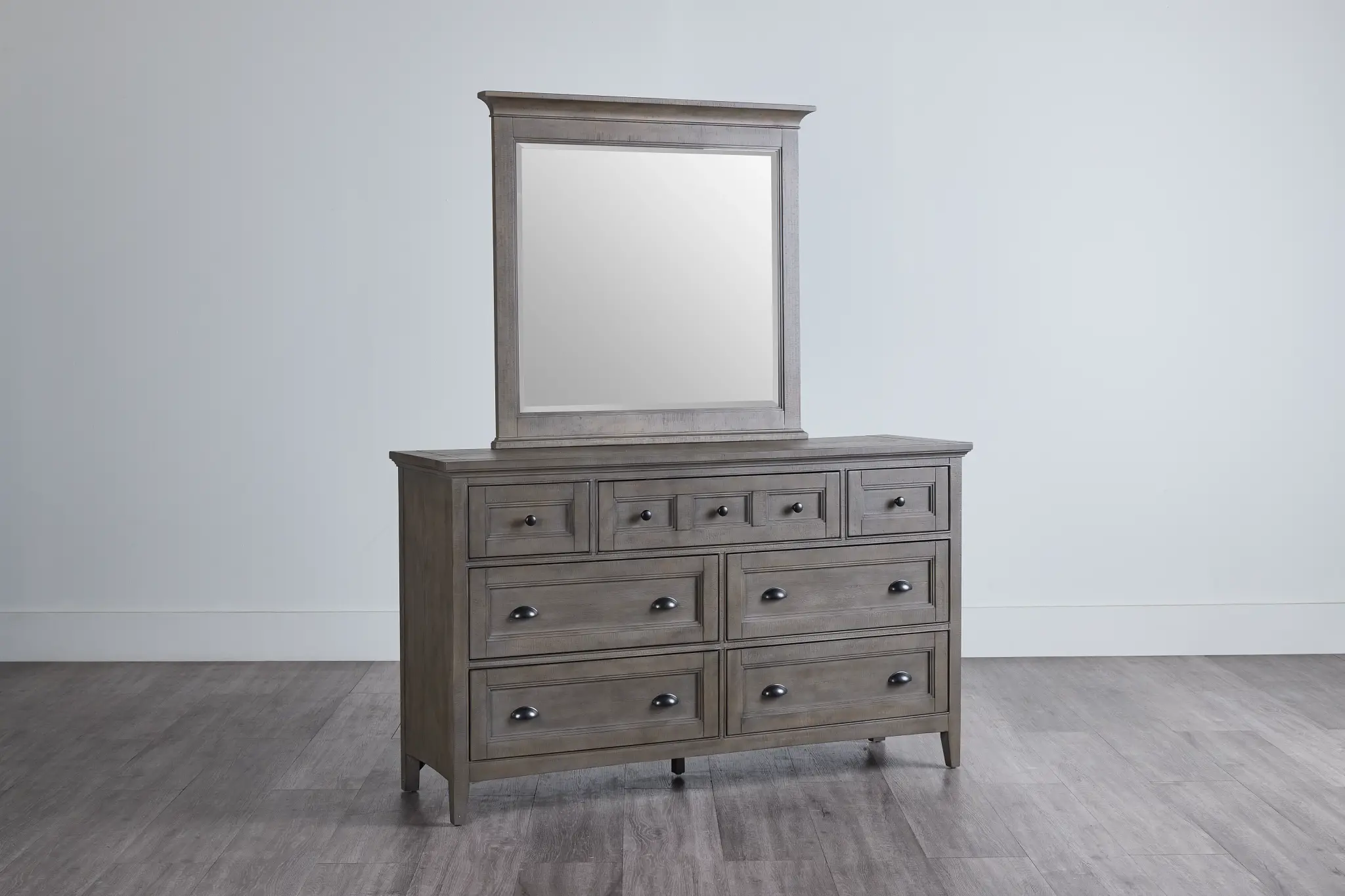 Heron Cove Light Tone Dresser & Mirror Heron Cove Light Tone Dresser & Mirror