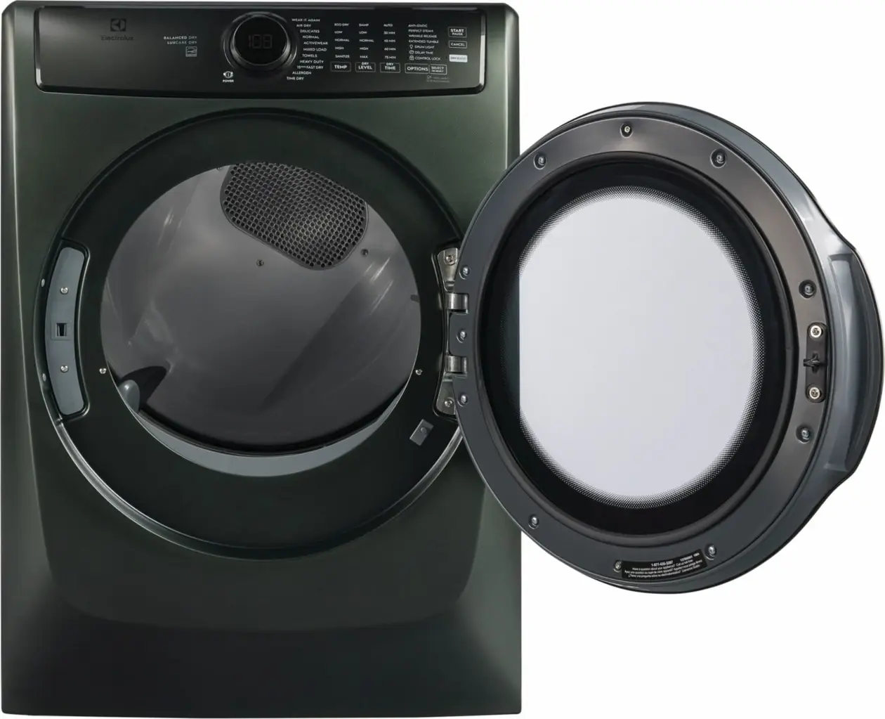 Electrolux 7738 Series Green Front Load Electric Dryer Electrolux 7738 Series Green Front Load Electric Dryer