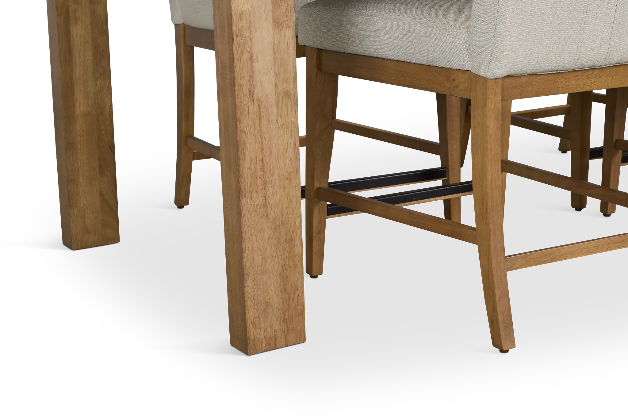 Tahoe Light Tone High Table & 4 Upholstered Barstools Tahoe Light Tone High Table & 4 Upholstered Barstools