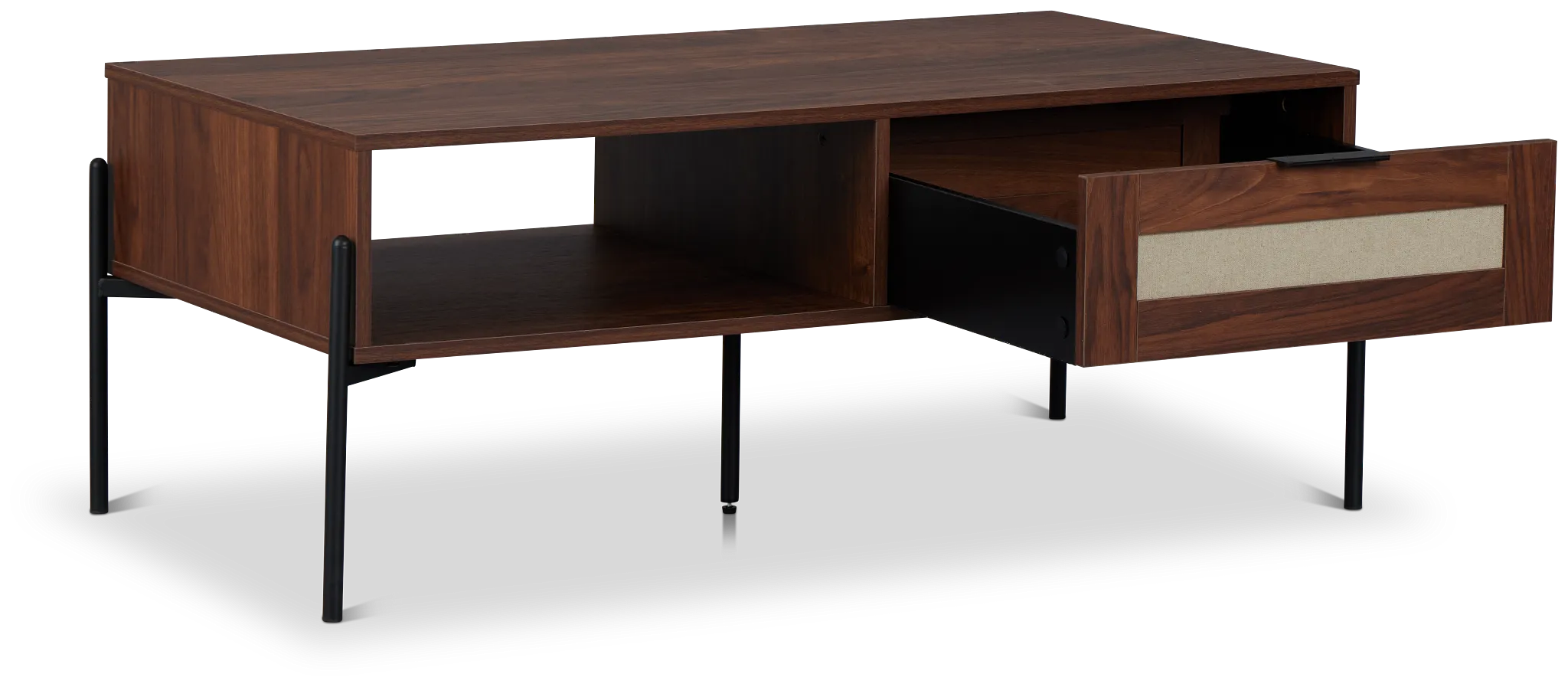 Walker Dark Tone 1-drawer Coffee Table