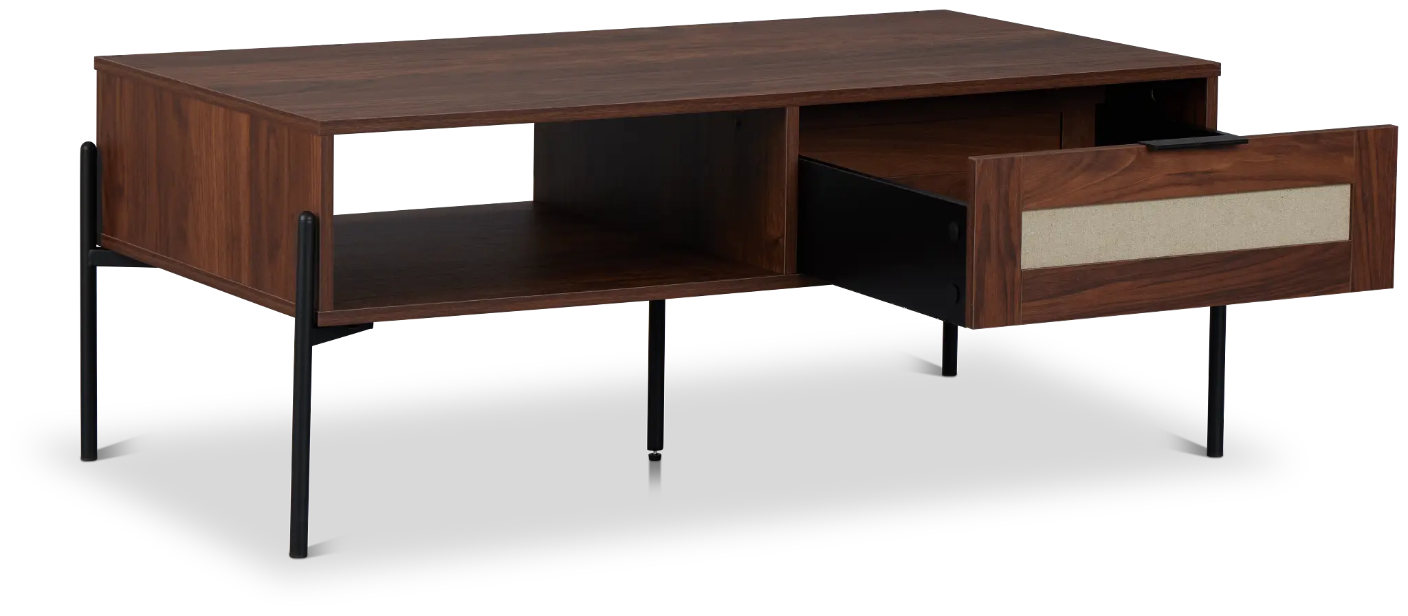 Walker Dark Tone 1-drawer Coffee Table Walker Dark Tone 1-drawer Coffee Table