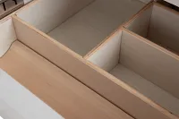 Newport White L Desk