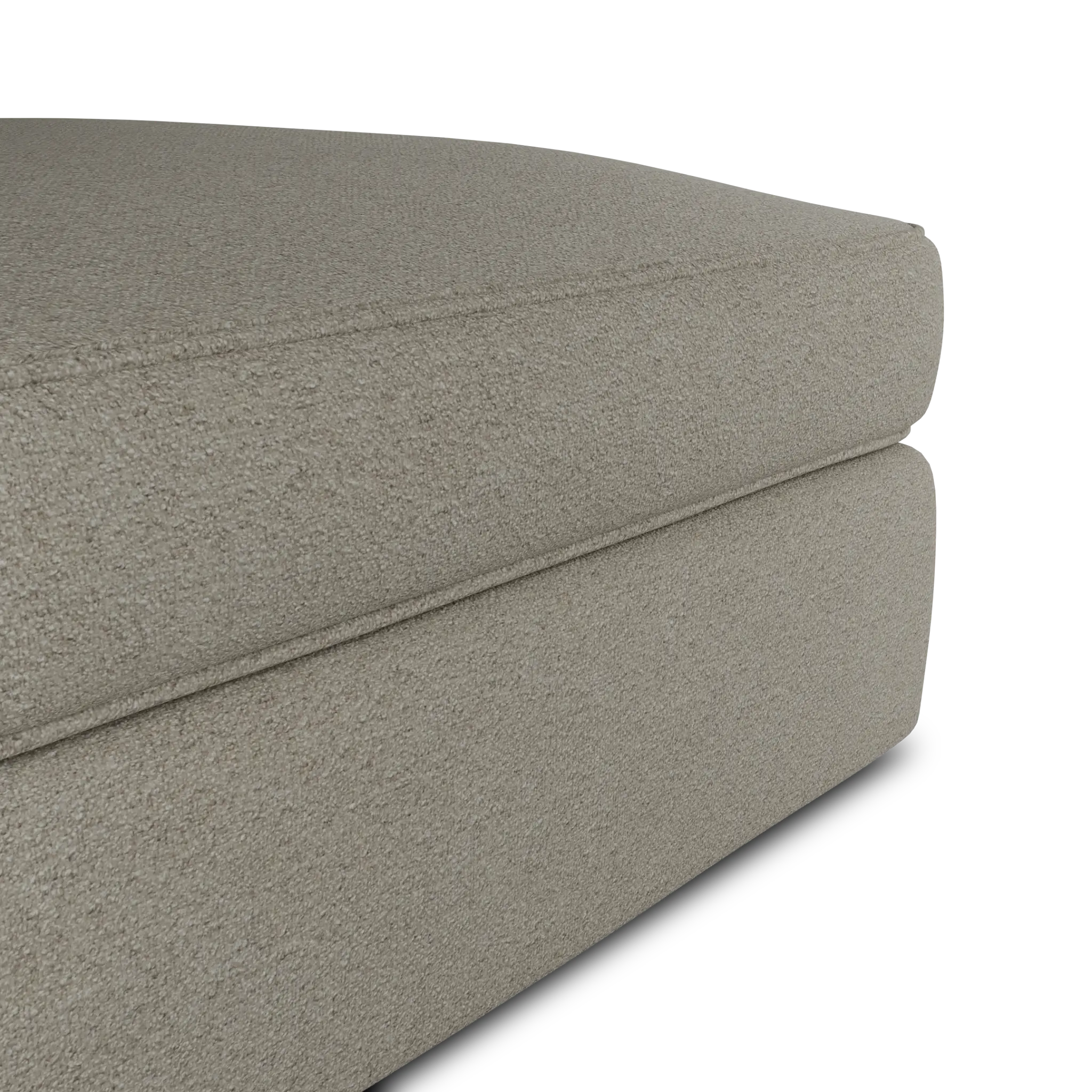 Siesta Elite Gray Fabric Ottoman Siesta Elite Gray Fabric Ottoman