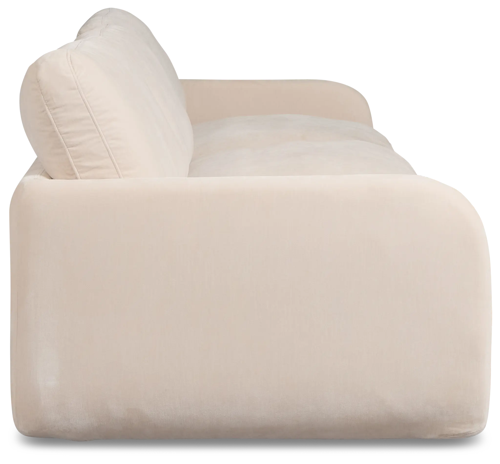 Jules Ivory Velvet 3 Piece Modular Sofa Jules Ivory Velvet 3 Piece Modular Sofa