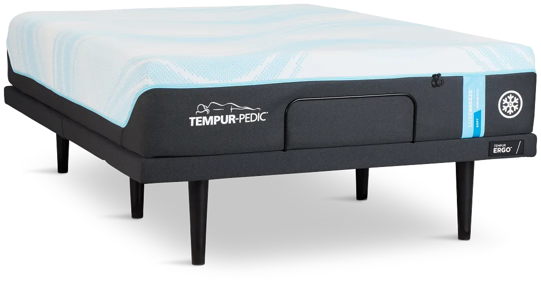 Tempur-pedic Tempur-luxebreeze Soft Ergo 3.0 Adjustable Mattress Set