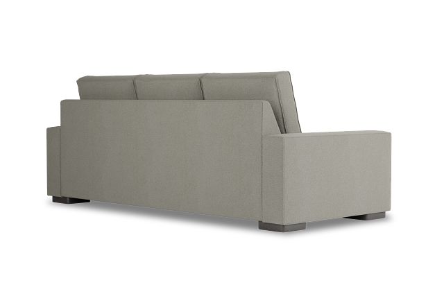 Edgewater Elite Gray 96" Sofa W/ 3 Cushions