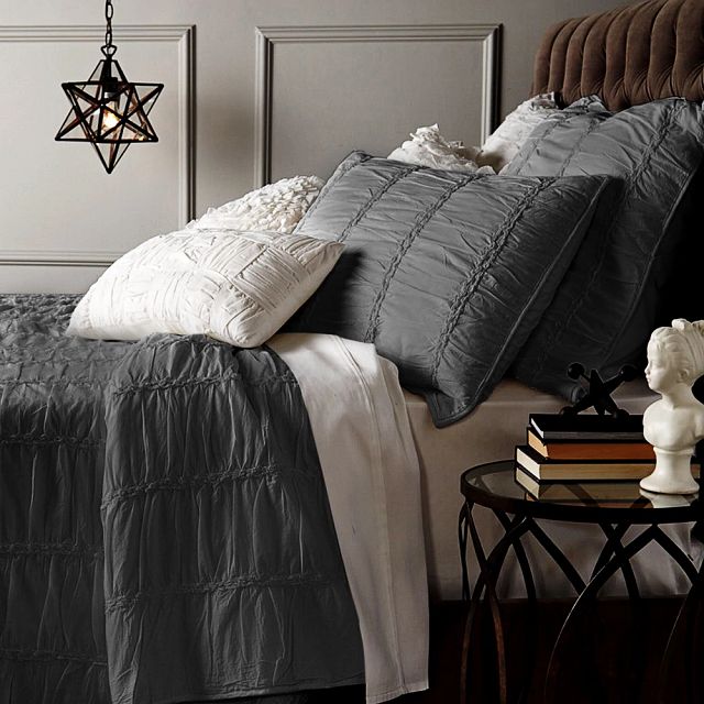 Rachel Dark Gray Duvet