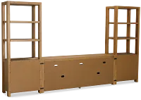 Tahoe 74" Light Tone Entertainment Wall