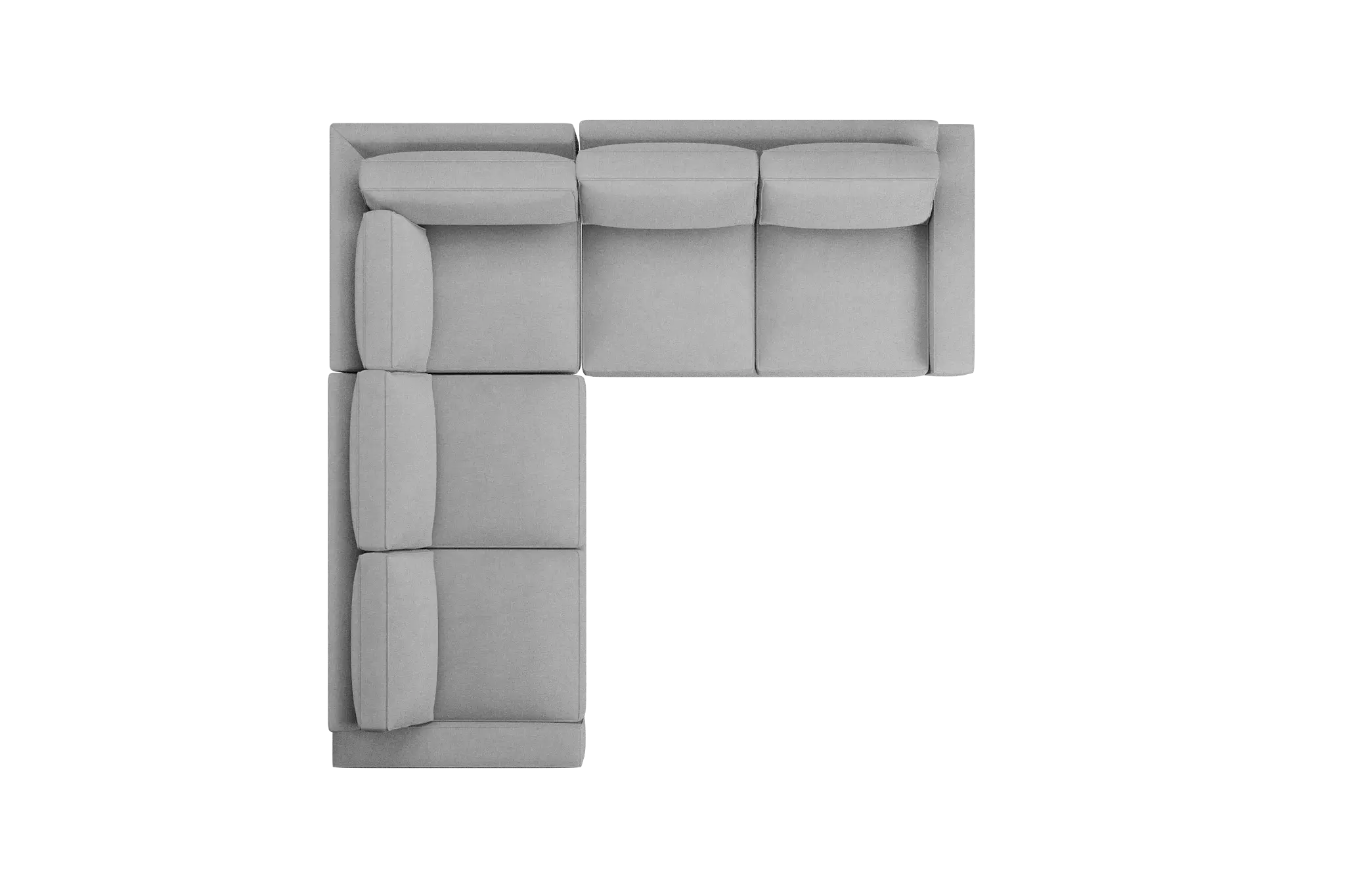 Edgewater Suave Gray Small Two-arm Sectional Edgewater Suave Gray Small Two-arm Sectional
