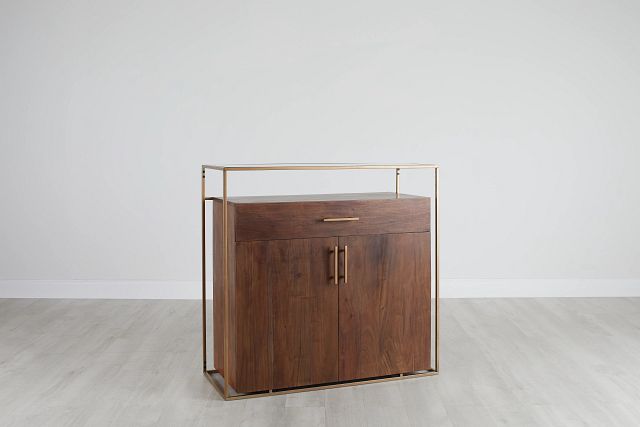 Alexa Dark Tone Wood Bar