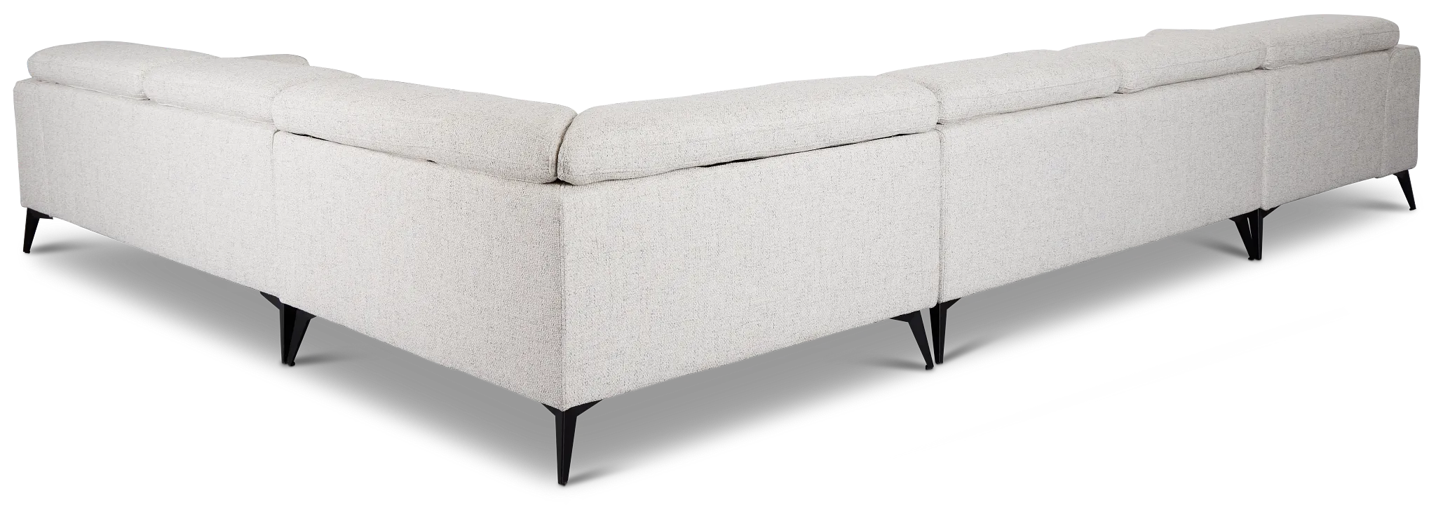Alina Beige Fabric Medium Left Chaise Sectional