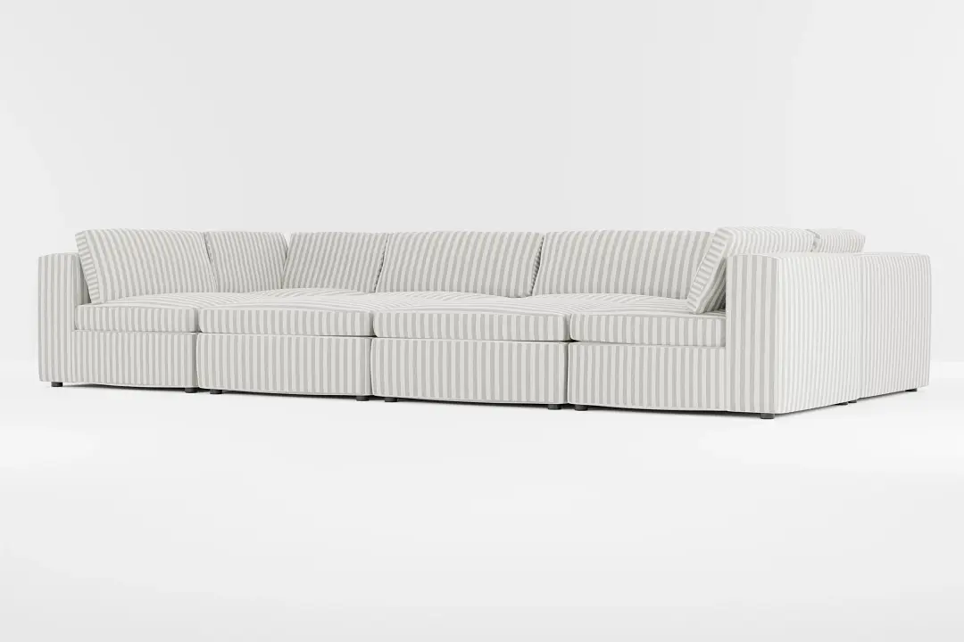 Destin Sea Lane Dark Gray Fabric 8-piece Pit Sectional Destin Sea Lane Dark Gray Fabric 8-piece Pit Sectional