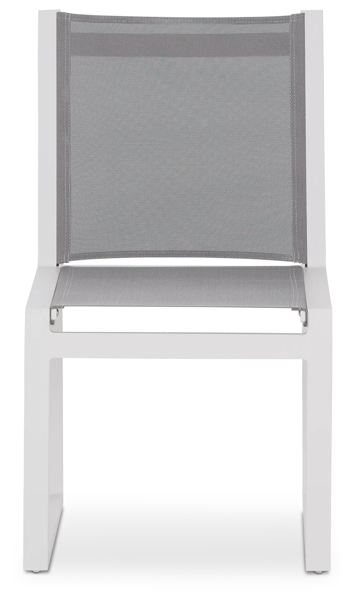 Linear2 White Aluminum Sling Chair