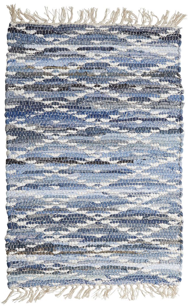 Salvio Blue 2x3 Area Rug