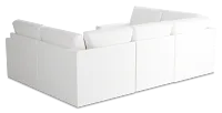 Citymod White Fabric 6-piece Pit Sectional