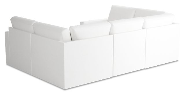 Citymod White Fabric 6-piece Pit Sectional
