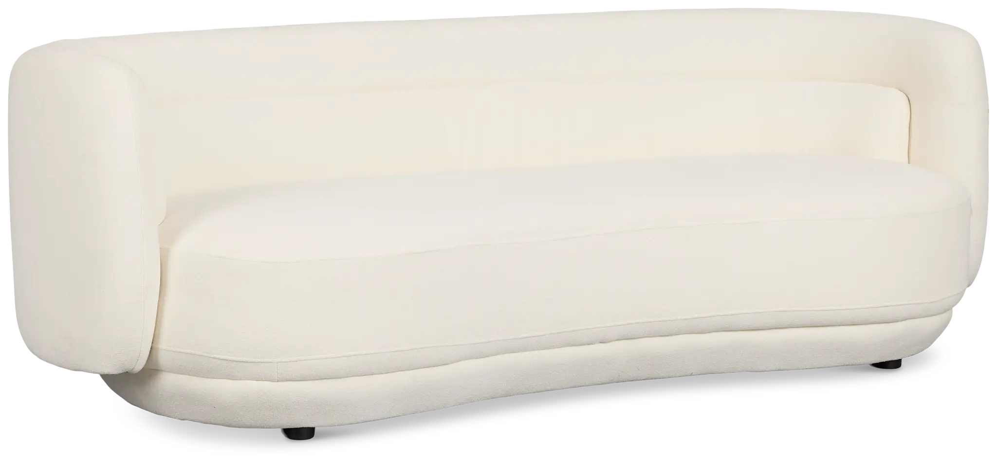 Presley White Fabric Sofa Presley White Fabric Sofa