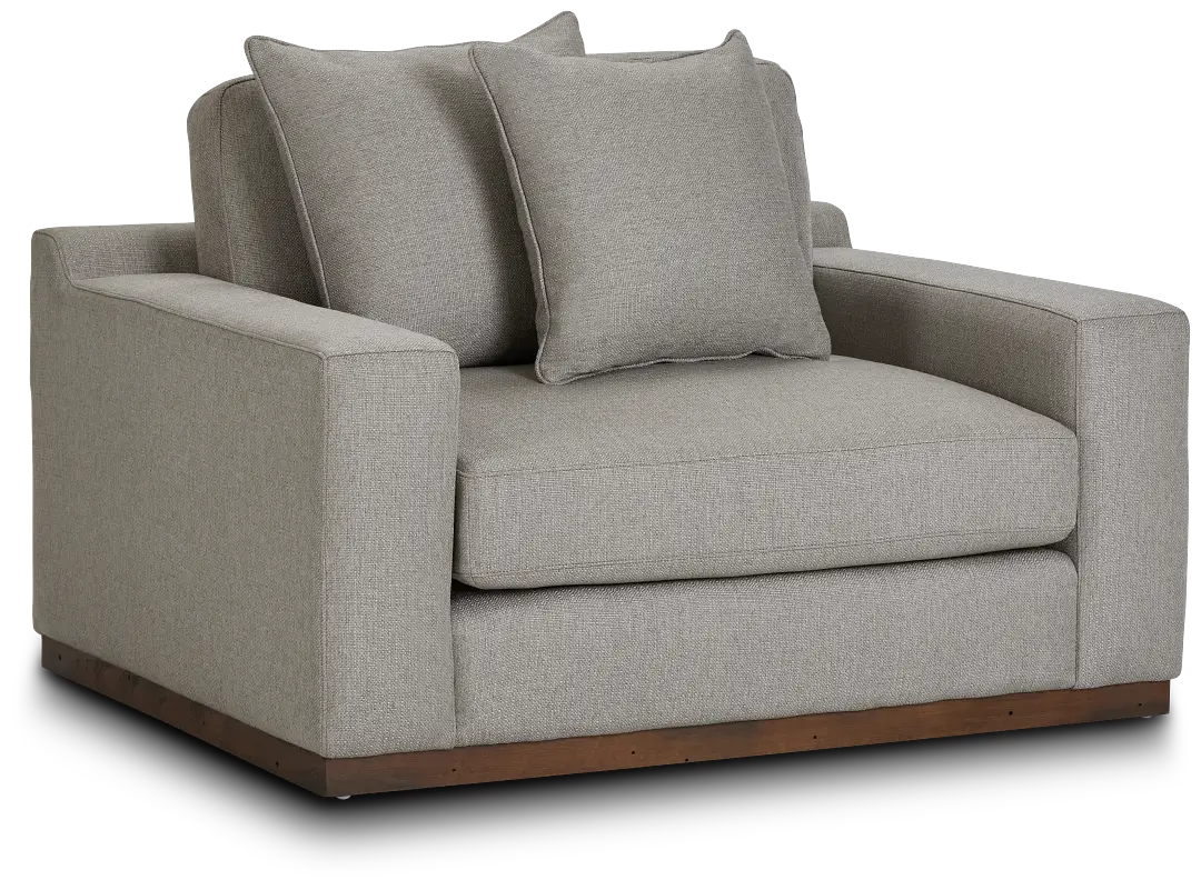 Mckenzie Light Gray Fabric Chair Mckenzie Light Gray Fabric Chair