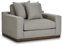 Mckenzie Light Gray Fabric Chair