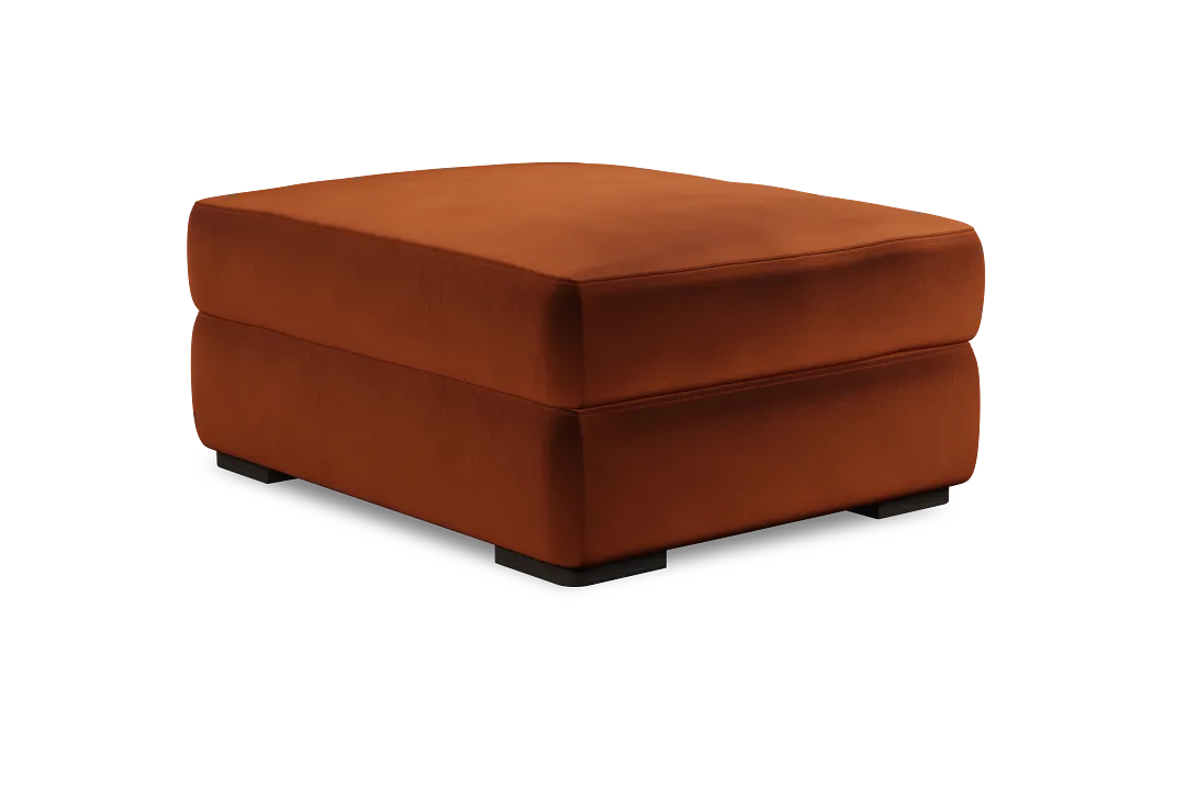 Edgewater Joya Orange Ottoman
