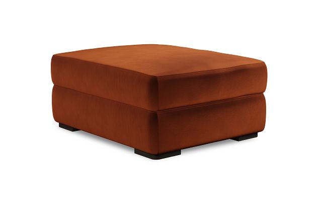 Edgewater Joya Orange Ottoman