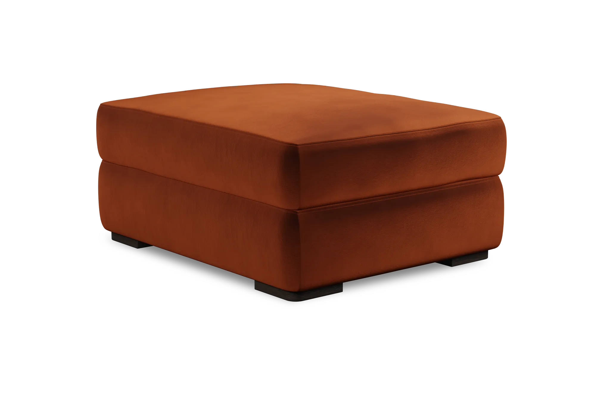 Edgewater Joya Orange Ottoman
