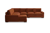 Edgewater Joya Orange Large Left Chaise Sectional