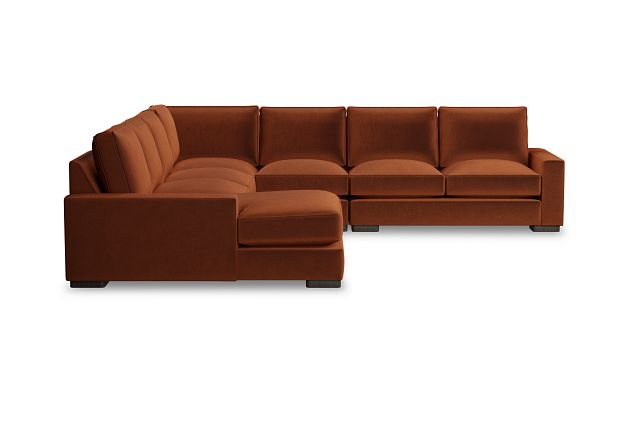 Edgewater Joya Orange Large Left Chaise Sectional