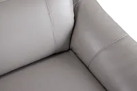 Marion Gray Lthr/vinyl Medium Dual Power 2-arm Reclining Sectional