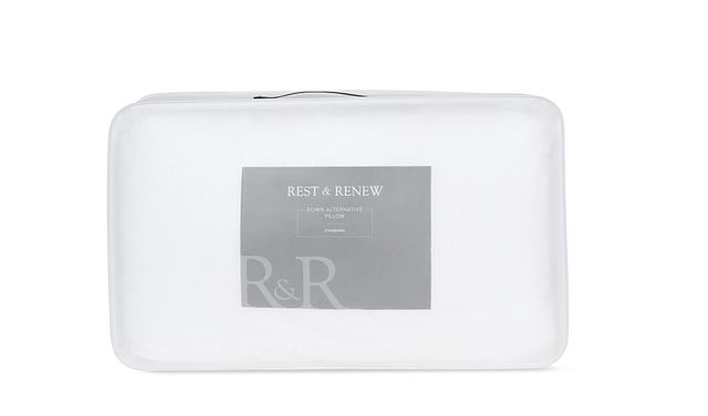 Rest & Renew Down Alternative Back Sleeper Pillow