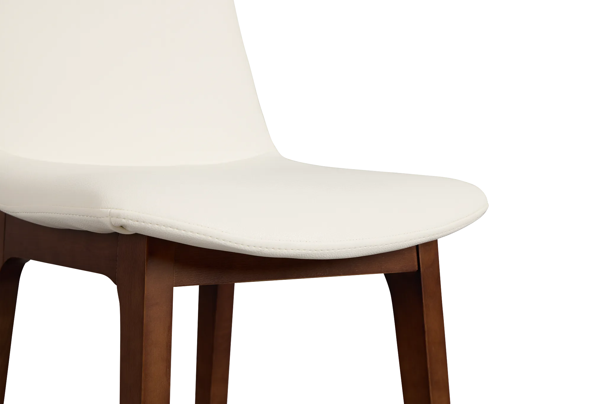 Hamilton White Micro Upholstered Side Chair