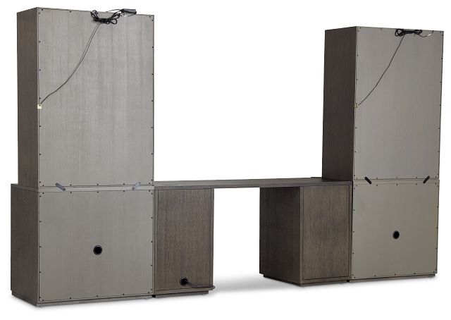 Highline Dark Tone Door Wall Desk