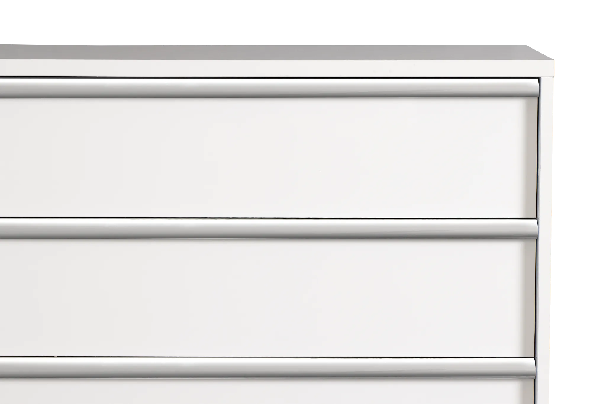 Davie White Drawer Chest