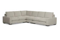 Edgewater Peyton Beige Medium Two-arm Sectional
