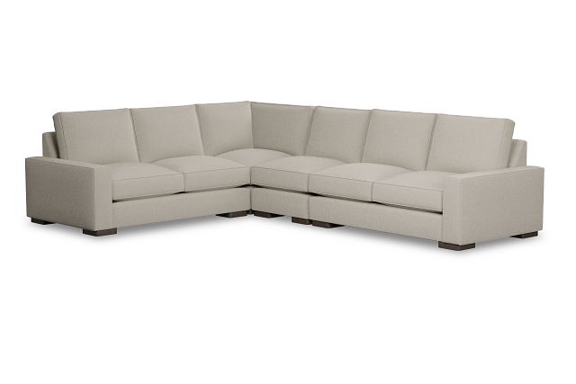 Edgewater Peyton Beige Medium Two-arm Sectional