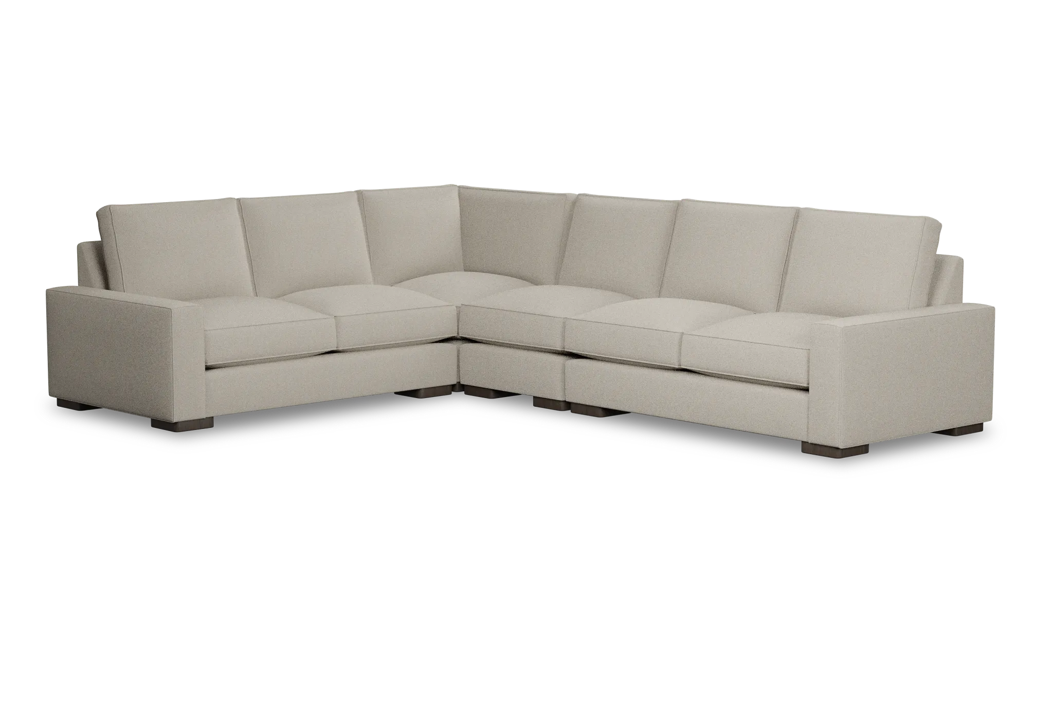 Edgewater Peyton Beige Medium Two-arm Sectional