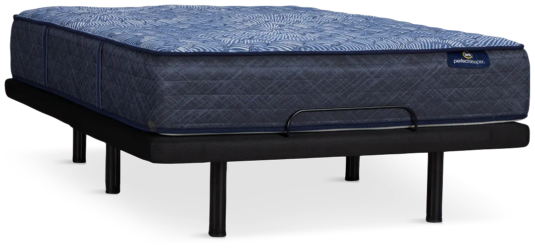 Serta Perfect Sleeper Cobalt Calm Extra Firm Elite Adjustable Mattress Set