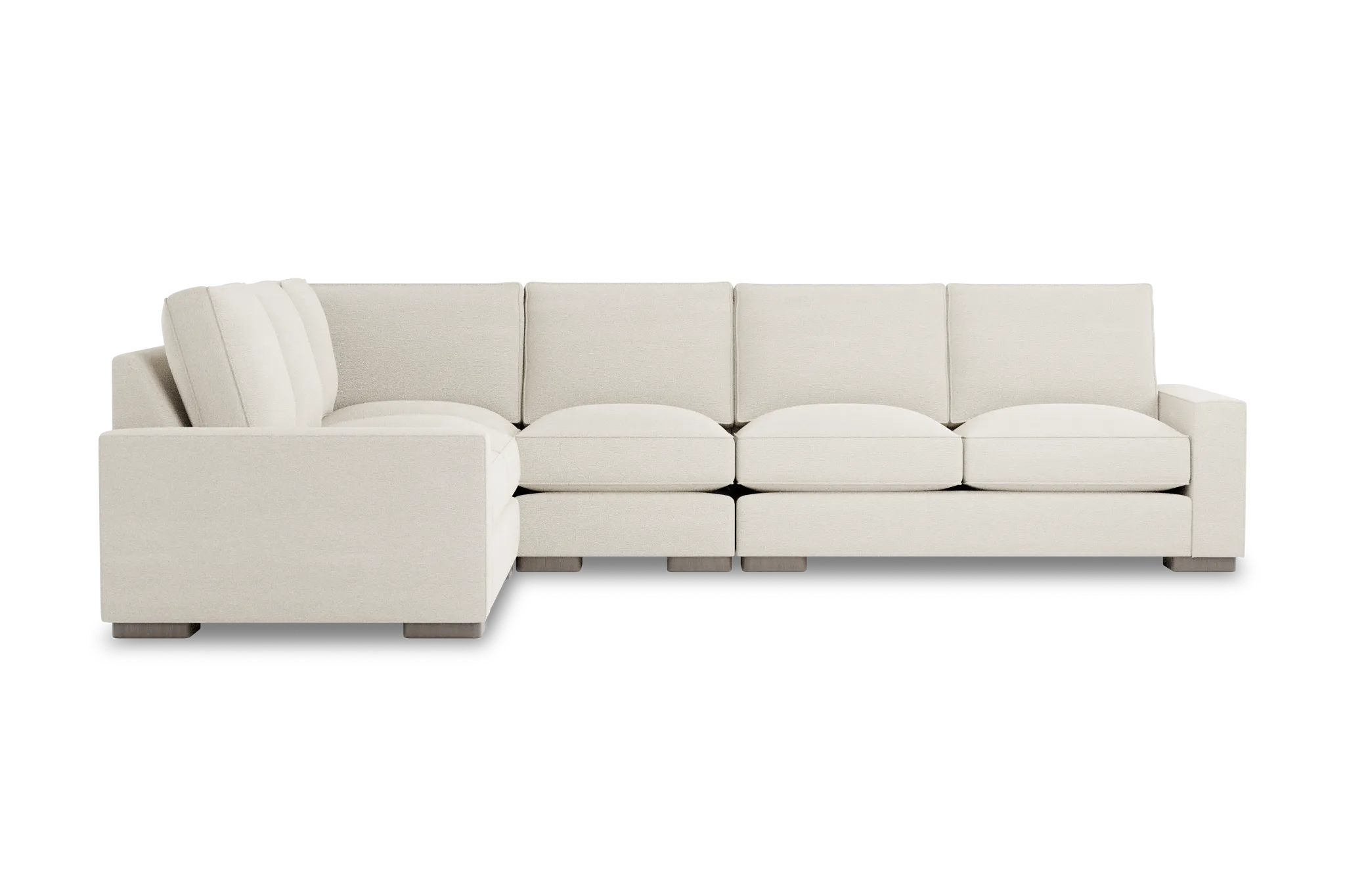 Edgewater Elite Ivory Medium Two-arm Sectional