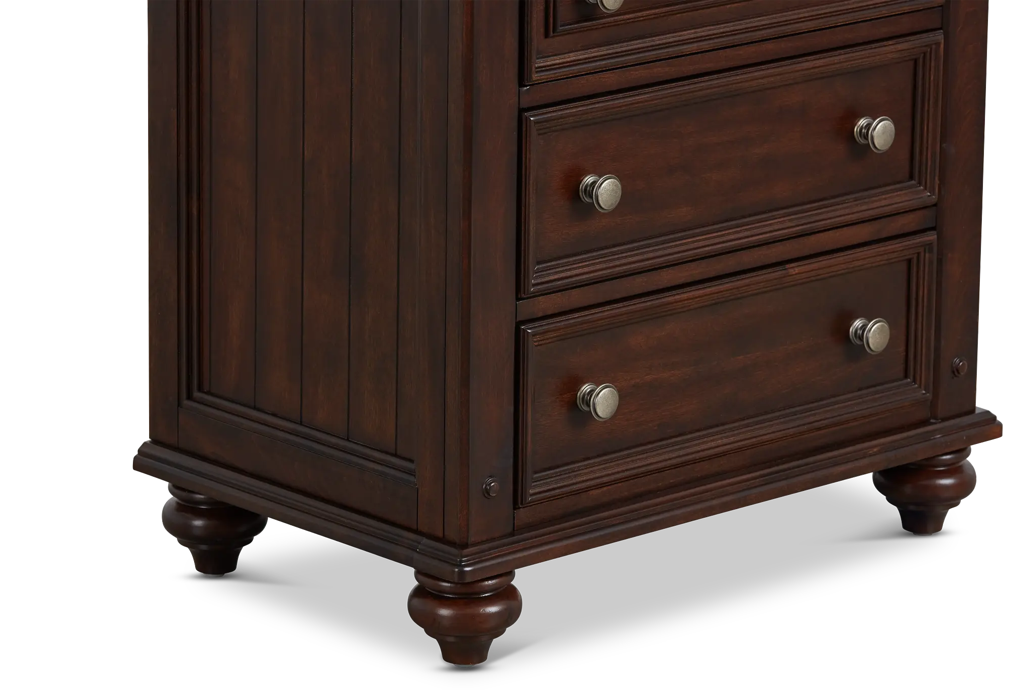 Savannah Dark Tone 3-drawer Nightstand Savannah Dark Tone 3-drawer Nightstand