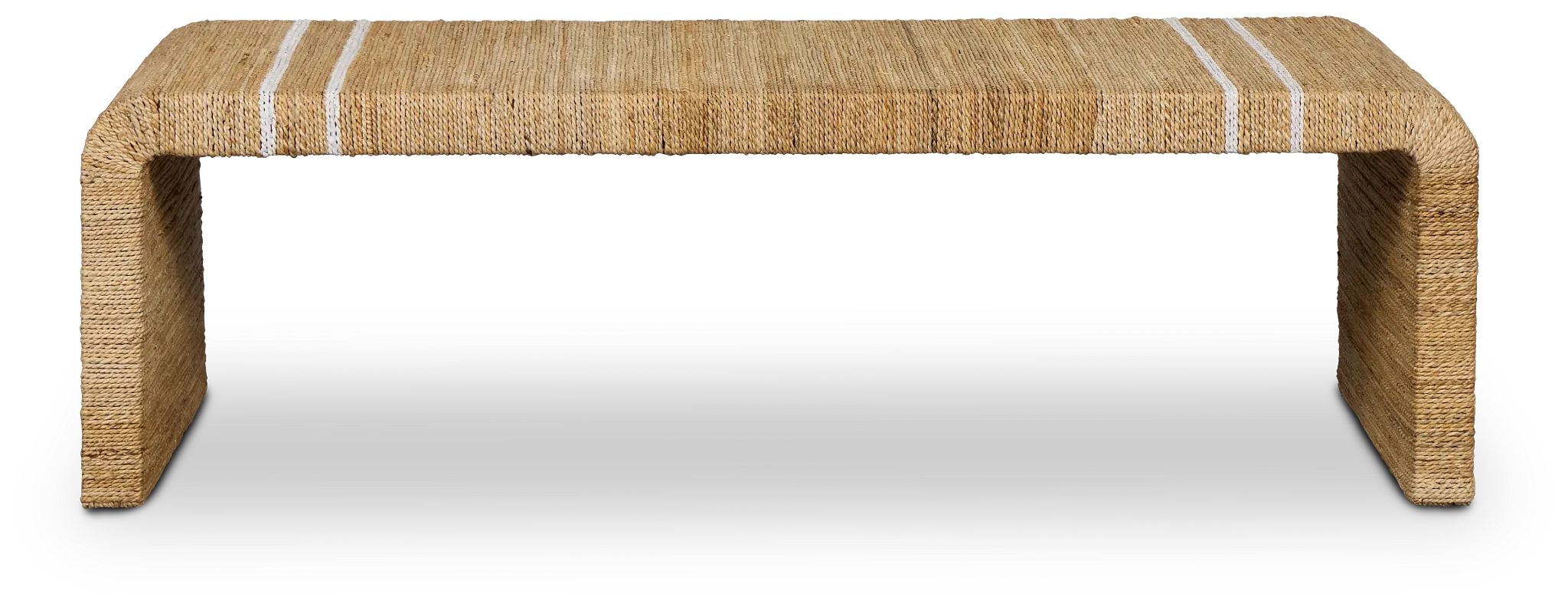 Nantucket Light Tone Woven Coffee Table