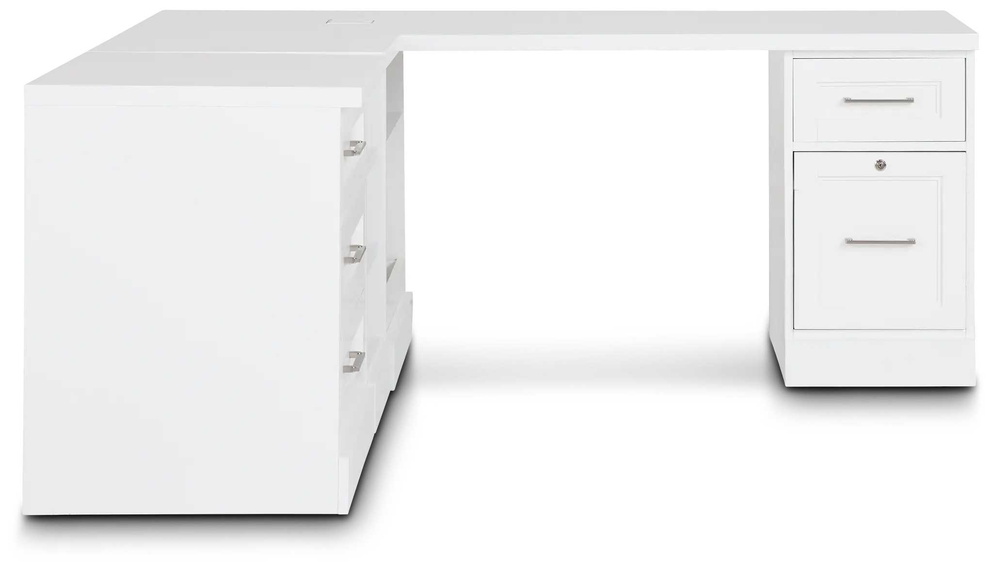 Newport White L Desk Newport White L Desk