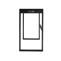 Tirian Dark Tone Sofa Table With 3 Stools